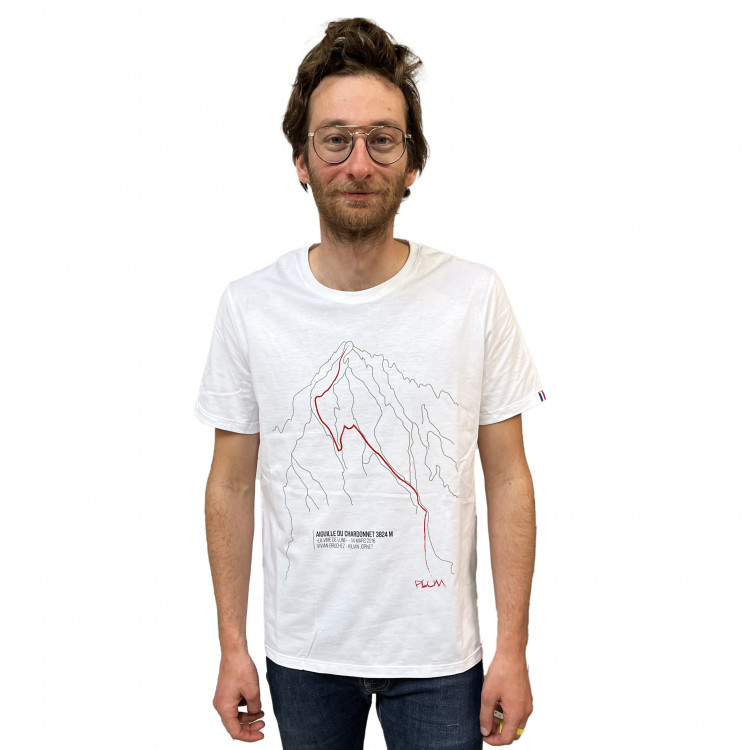 MEN'S PLUM T-SHIRT CHARDONNET LINE