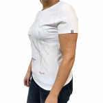 WOMEN'S PLUM T-SHIRT CHARDONNET LINE