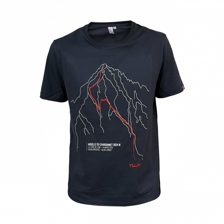 MEN'S PLUM T-SHIRT CHARDONNET LINE