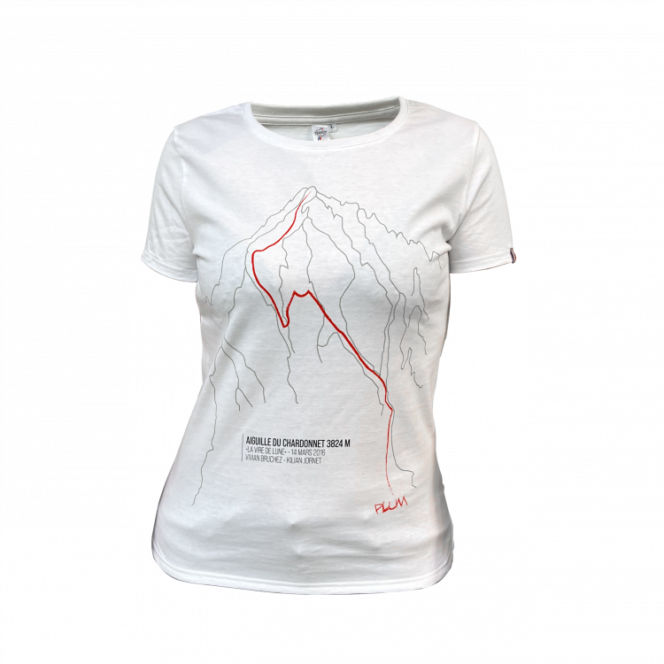 WOMEN'S PLUM T-SHIRT CHARDONNET LINE