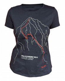 WOMEN'S PLUM T-SHIRT CHARDONNET LINE
