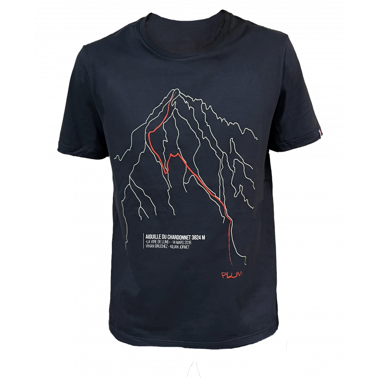 MEN'S PLUM T-SHIRT CHARDONNET LINE