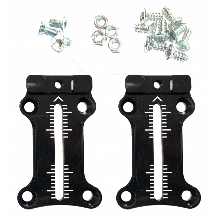 PIKA - Adjustment plates + screws + nuts + heel pad