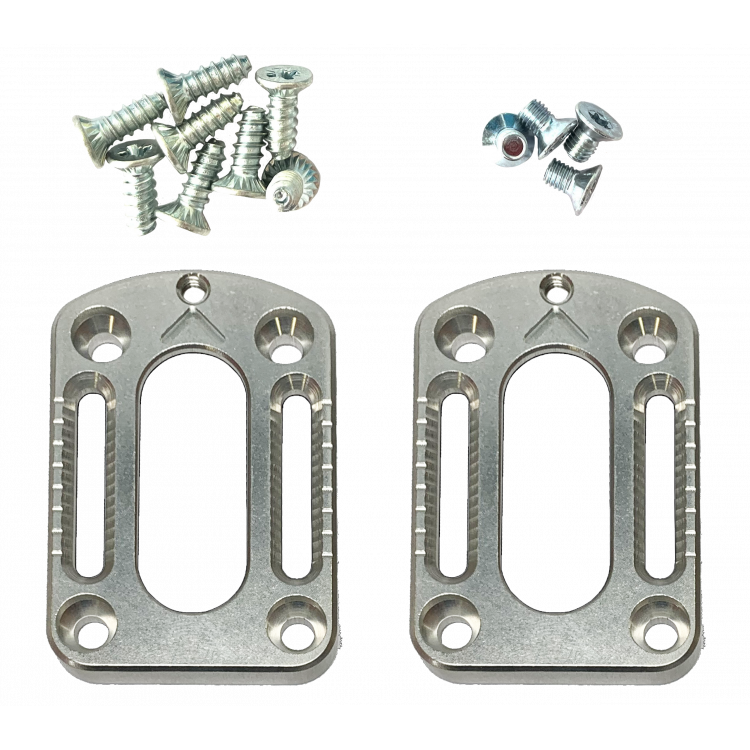 GUIDE - Adjustment plates 30 mm + adjustment screws