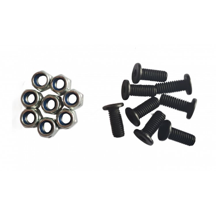 Schraube WOM M5/12 ( schwarz )