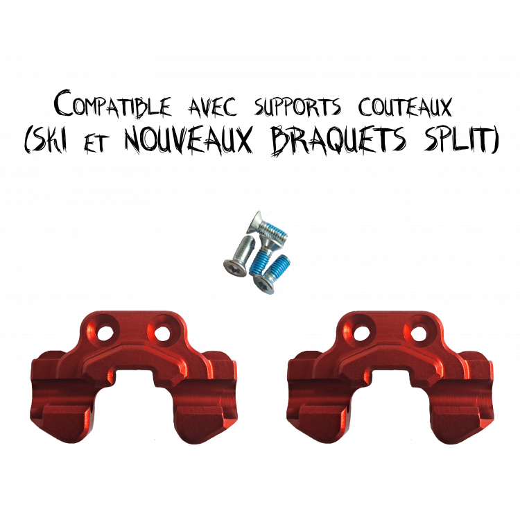 Screws for ski crampons slots