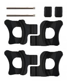 KARIBOU / SUMMIT - HEEL RISERS + PINS + ELASTIC PLATES