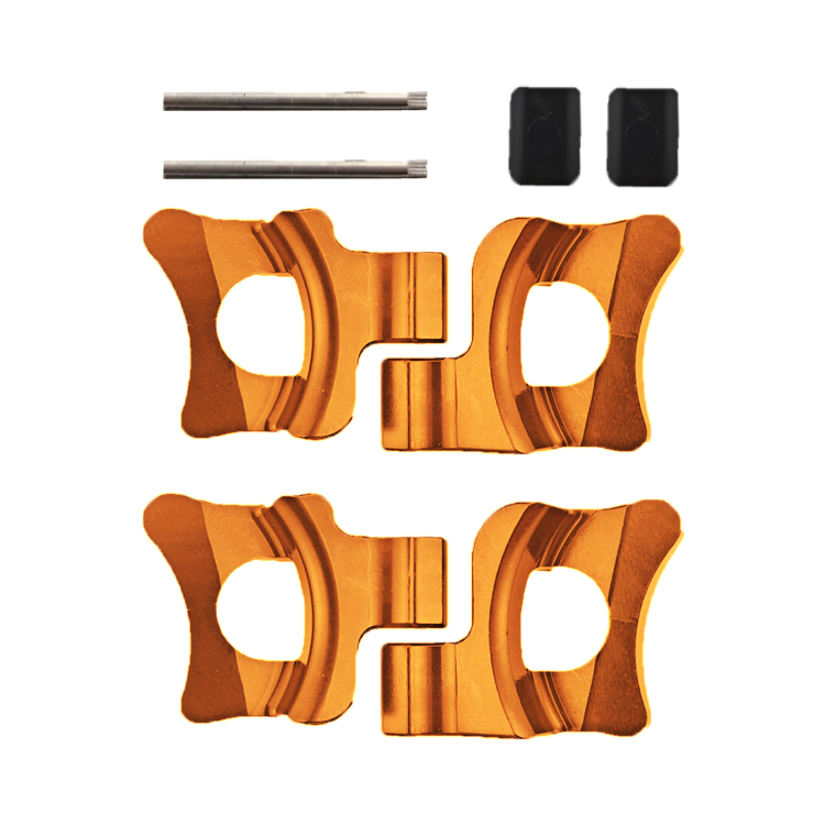 KARIBOU - Heel risers + pins + elastic plates
