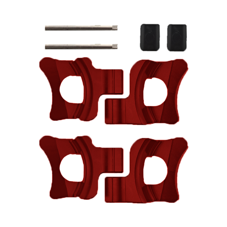 KARIBOU - Heel risers + pins + elastic plates