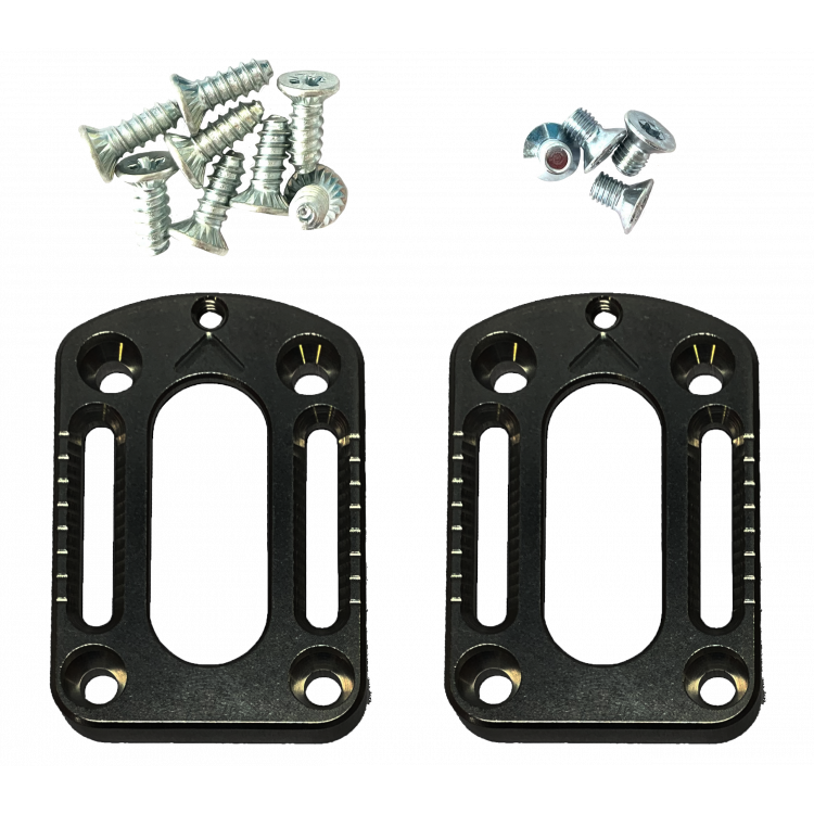 GUIDE - Adjustment plates 30 mm + adjustment screws